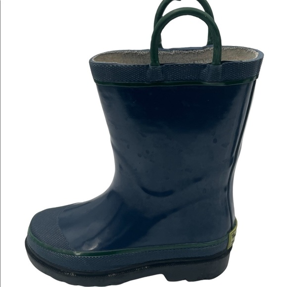 Western Chief Fire Chief Navy Slip On Waterproof Rain Boots Size 9 Toddler - Picture 7 of 10